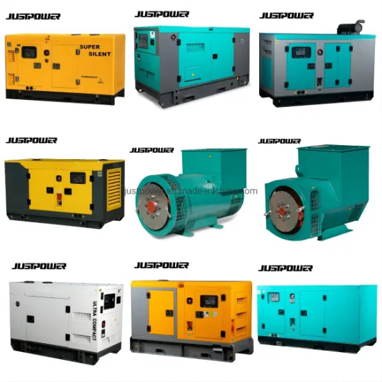 Reliable 50Hz 60Hz Open Silent Ricardo Diesel Generator for Sale